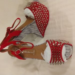 Jeffrey Campbell heel-less spiked shoe NIB sz7.5M